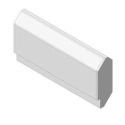 Šamotová deska přední, pravá KV DYNAMIC T 3G 66.44.01 